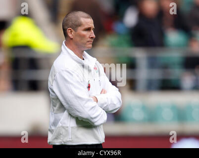 STUART LANCASTER ENGLAND RU HEAD COACH TWICKENHAM MIDDLESEX ENGLAND 10 November 2012 Stock Photo