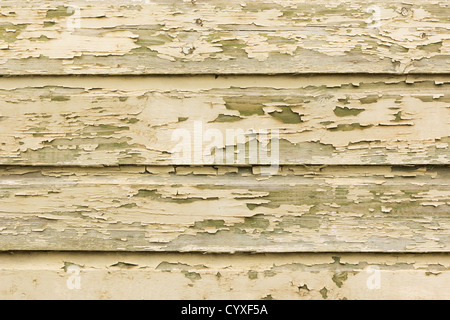 Painted peeling wooden panels texture Stock Photo