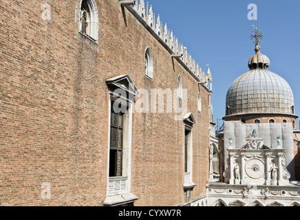 Arco foscari building, Doge's Palace, Venice, Italy. Stock Photo