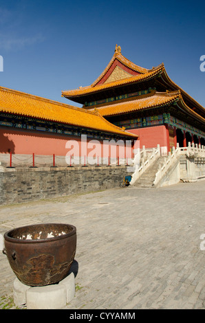 China, Beijing, Forbidden City (aka Zijin Cheng). Emperors palace from the Ming and Qing dynasties. Stock Photo