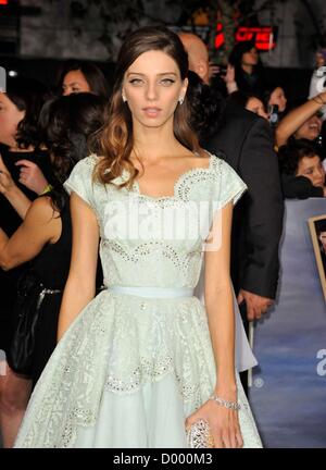 Angela Sarafyan at arrivals for THE TWILIGHT SAGA: BREAKING DAWN - PART 2 Premiere, Nokia Theatre at L.A. LIVE, Los Angeles, CA November 12, 2012. Photo By: Dee Cercone/Everett Collection Stock Photo