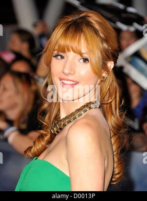 Bella Thorne at arrivals for THE TWILIGHT SAGA: BREAKING DAWN - PART 2 Premiere, Nokia Theatre at L.A. LIVE, Los Angeles, CA November 12, 2012. Photo By: Dee Cercone/Everett Collection Stock Photo