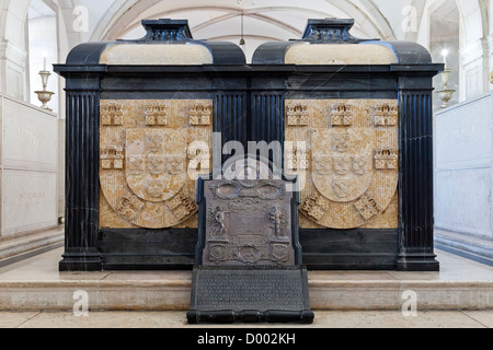 Royal Pantheon of the House of Braganza. Sao Vicente de Fora Monastery. Lisbon, Portugal. Stock Photo