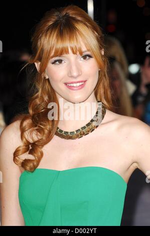 Bella Thorne at arrivals for THE TWILIGHT SAGA: BREAKING DAWN - PART 2 Premiere, Nokia Theatre at L.A. LIVE, Los Angeles, CA November 12, 2012. Photo By: Elizabeth Goodenough/Everett Collection Stock Photo