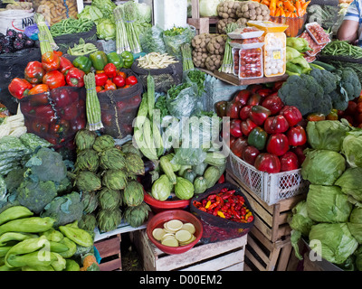 Central Market in Lima city. Peru. Stock Photo