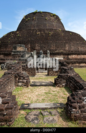 Pabula vihara. Polonnaruwa ancient city. Sri Lanka Stock Photo