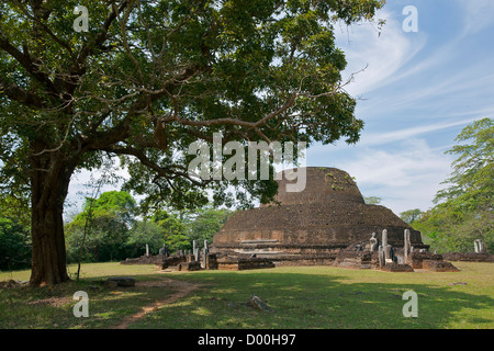 Pabula vihara. Polonnaruwa ancient city. Sri Lanka Stock Photo