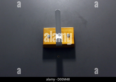 Coat Hook On Wall Stock Photo