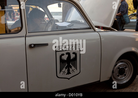 WWII era East German Polizei Trabant car Stock Photo - Alamy