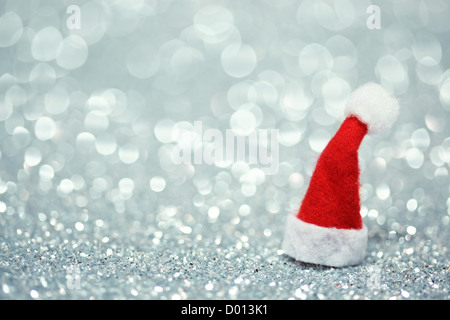 Santa hat background Stock Photo