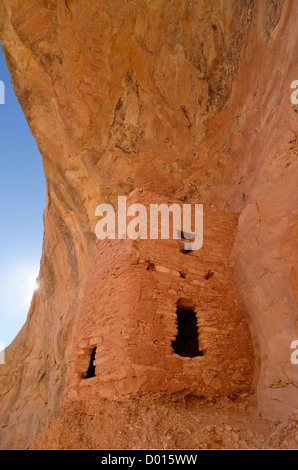 Native American cliff dwelling in Southern Utah. Stock Photo