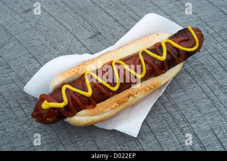 American style Hot Dog Stock Photo