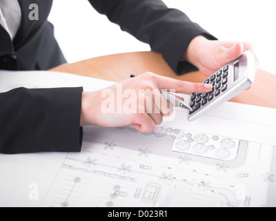 Analyzing data Stock Photo