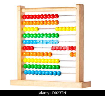 Colorful childrens abacus Stock Photo