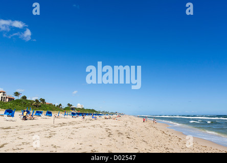 Beach at Delray Beach, Treasure Coast, Florida, USA Stock Photo