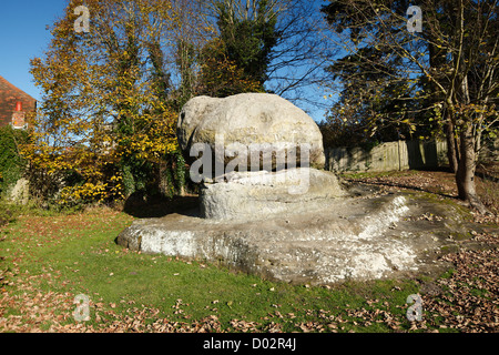 The Chiding Stone, Chiddingstone, Kent. Stock Photo