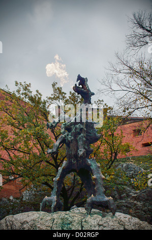 Smok Wawelski, Krakow Dragon, sculpture by Bronislaw Chromy, Poland ...