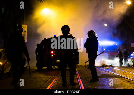 Lisbon, Portugal. 14th November 2012. After a day of general strike in ...