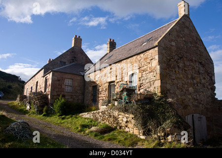 COVE HARBOUR BERWICKSHIRE, SCOTLAND. Stock Photo