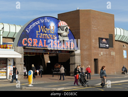 Coral island amusement arcade casino Blackpool Lancashire england uk Stock Photo