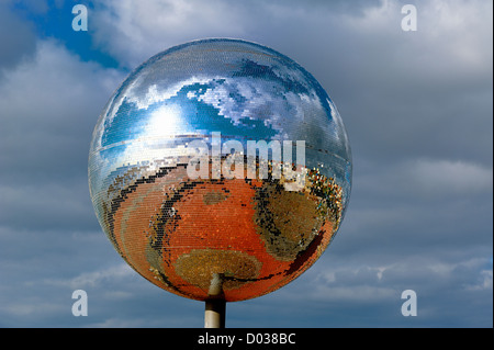 World’s Largest Mirrorball south shore blackpool lancashire england uk Stock Photo