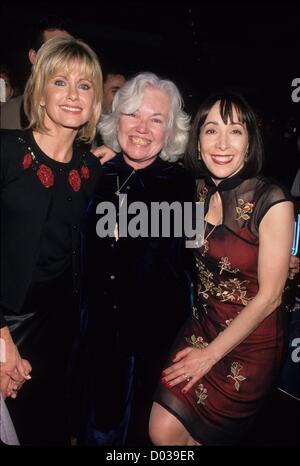 DIDI CONN with Jamie Donnelley and Olivia Newton John.Grease premiere 20th anniversary  in Hollywood , California 1998.k11667lr.(Credit Image: © Lisa Rose/Globe Photos/ZUMAPRESS.com) Stock Photo