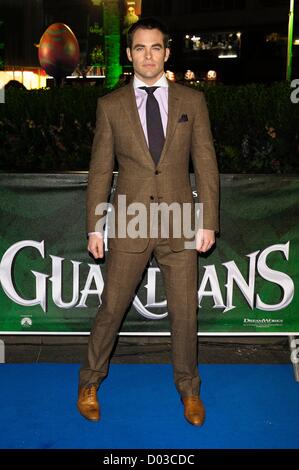 Actor Chris Pine attends the UK Premiere of Rise of the Guardians on 15/11/2012 at The Empire Leicester Square, London. Persons pictured: Chris Pine. Picture by Julie Edwards Stock Photo
