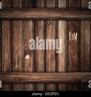 Grunge dark brown wood planks background Stock Photo