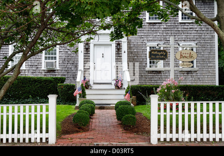 Art gallery, Edgartown, Martha's Vineyard, Massachusetts, USA Stock Photo