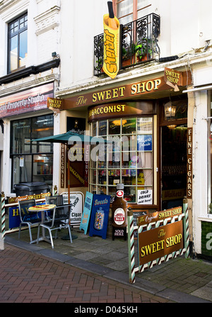 The Sweet Shop in George Street in Old Hastings. Stock Photo