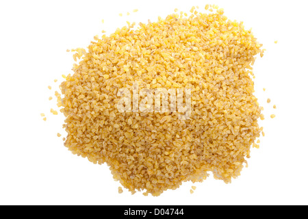 Bulgar / cracked wheat Stock Photo