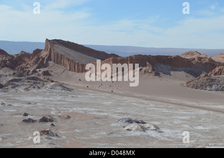 Deset landscapes in the Valle de la Luna (Moon Valley), San Pedro de Atacama, Chile Stock Photo