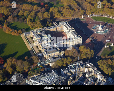 London from the air, Buckingham Palace, England UK Stock Photo