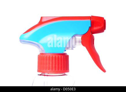 plastic spray bottle Stock Photo