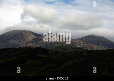 The Coire  Gorm Horseshoe Beinn Dearg Bheag Beinn Dearg Mhor Beinn na Callich Broadford Isle of Skye Scotland Stock Photo