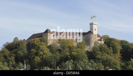 Castle of Ljubljana, Slovenia, Europe Stock Photo