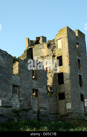 The remains Thurso Castle,  Thurso, Caithness, Scotland. Stock Photo