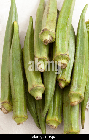 Okra / ladies fingers Stock Photo