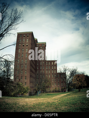 Abandoned Kings Park Psychiatric Facility in Kings Park NY Stock Photo