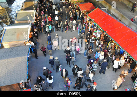 Southbank, London, UK. 18th November 2012. Some of the many stalls at the Southbank Winter Fair. A Winter Market and Fair on London's Southbank, with stalls and food and attractions. Alamy Live News Stock Photo