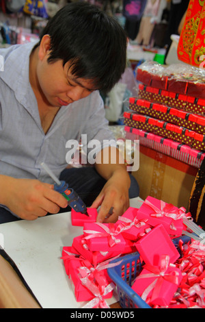 Shanghai China,Oriental,Huangpu District,Yuyuan Garden,Fuyou Road,shopping shopper shoppers shop shops market buying selling,store stores business bus Stock Photo