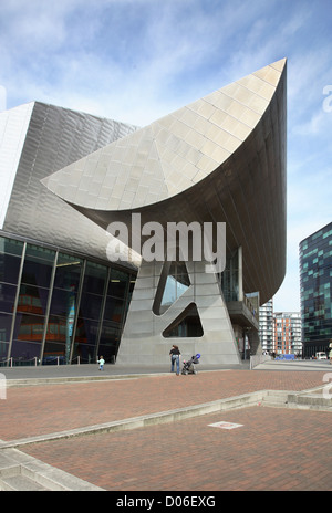 The Lowry Centre, Salford Quays, Manchester, UK. Arts centre designed by James Stirling and Michael Wilford opened in April 2000