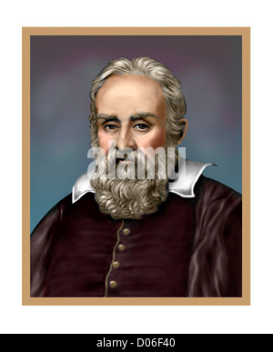 Galileo Galilei 1564 1642 Italian Astronomer Mathematician Natural Philosopher Stock Photo