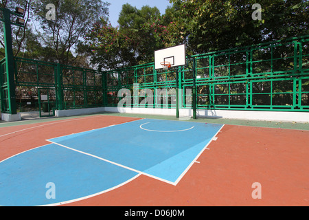 Basketball court Stock Photo