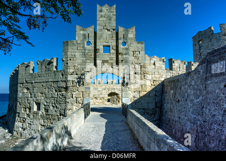Rhodes old town, medieval, ancient, Stock Photo