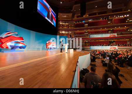 The Conservative Party Conference, Birmingham. At the Symphony Hall. Stock Photo