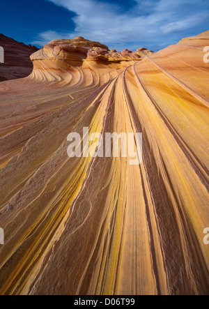 Rock formations in the North Coyote Buttes unit of the Vermillion Cliffs National Monument Stock Photo