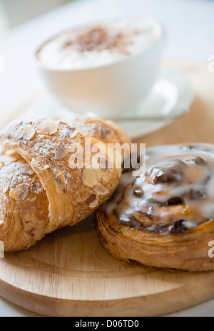 Pastries and coffee. Stock Photo