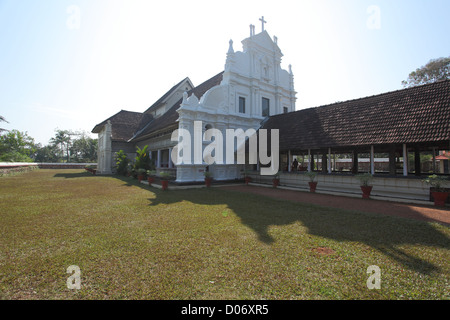 View of Champakulam Church in Kerala. Stock Photo