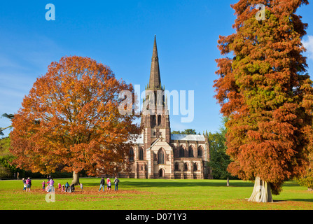 The Church of St. Mary the Virgin Clumber Park Nottinghamshire England UK GB EU Europe Stock Photo